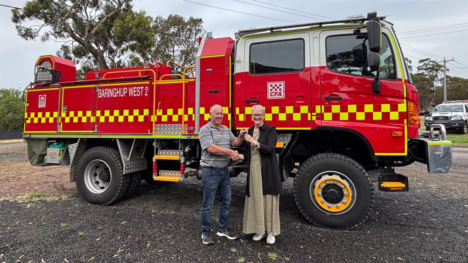 Capt Brendan McKnight & MP Maree Edwards